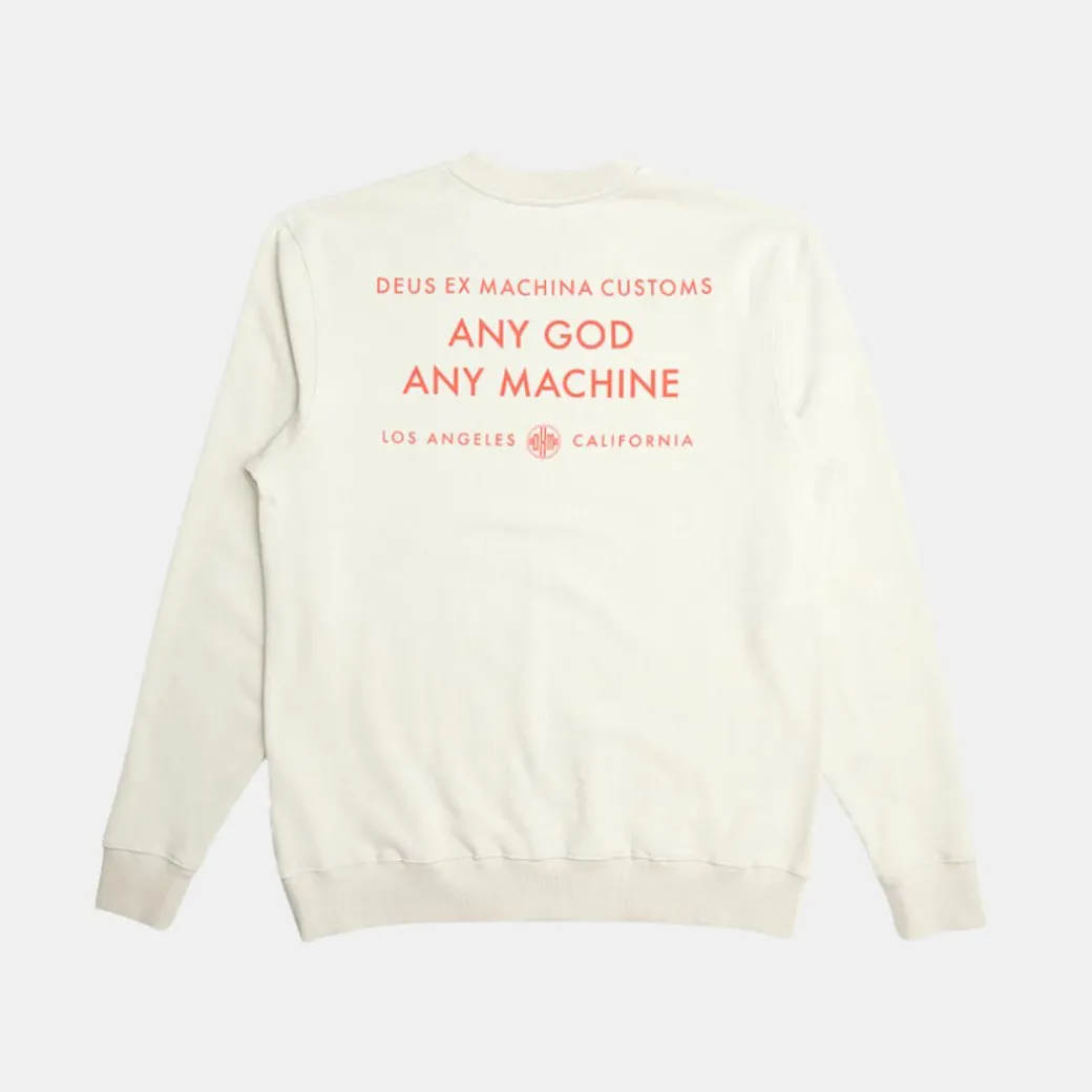 Deus Ex Machina Tenor Crew Dirty White