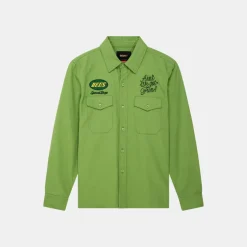 Deus Ex Machina Tin Lizzie Shirt Tendril Green