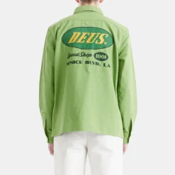 Deus Ex Machina Tin Lizzie Shirt Tendril Green