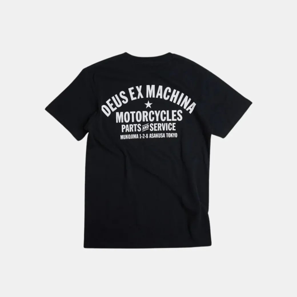 Deus Ex Machina Tokyo Address T-Shirt Black