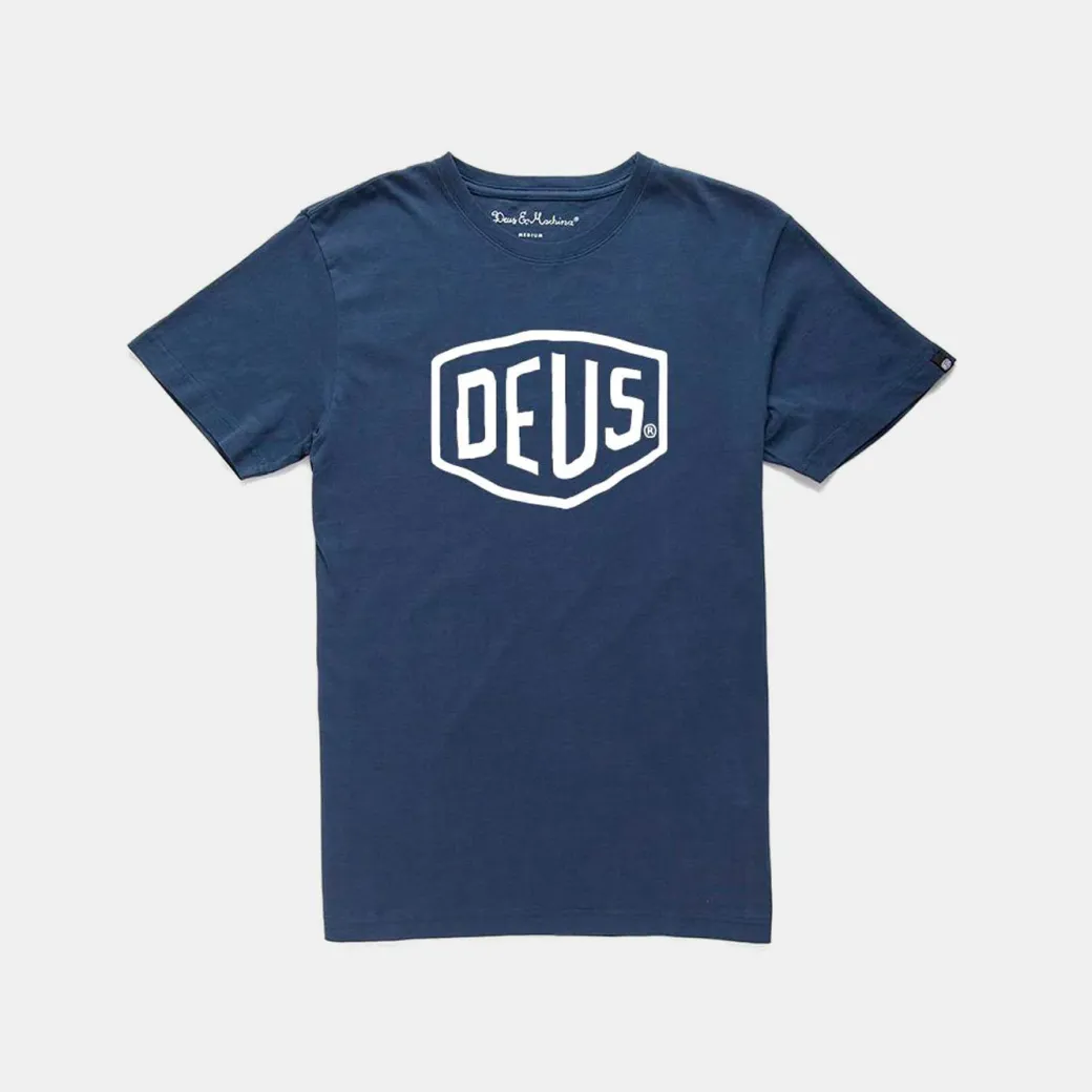 Deus Ex Machina T-Shirt Shield Navy