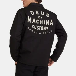 Deus Ex Machina Workshop Coach Jacket Black