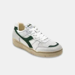 Diadora B.560 Used White Fogliage Green