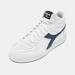 Diadora Magic Basket Demi Icona White Blue Caspian Sea