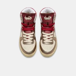 Diadora Mi Basket Metal Mix Used Light Beige