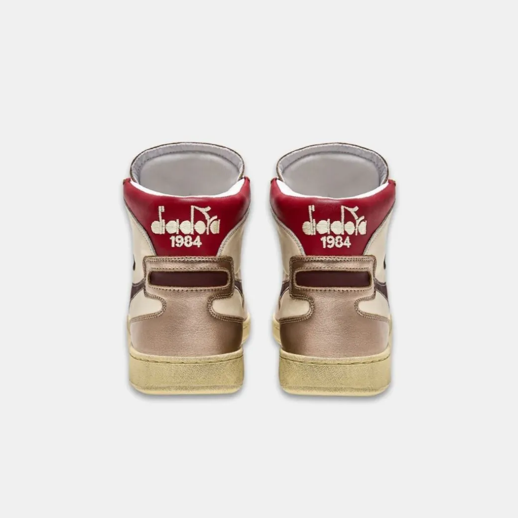 Diadora Mi Basket Metal Mix Used Light Beige