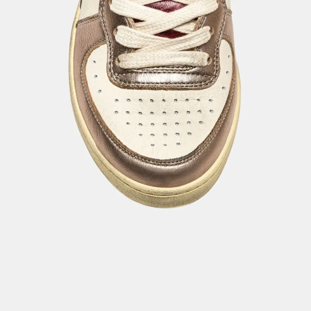 Diadora Mi Basket Metal Mix Used Light Beige