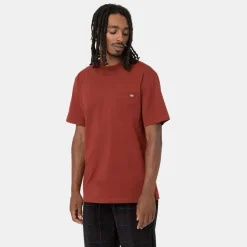 Dickies T-Shirt Luray Pocket Tee Bordeaux