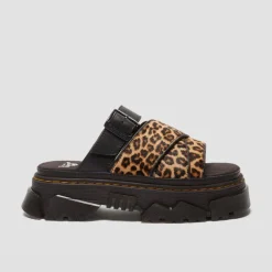 Dr. Martens Mattison Leopard Slide Women's Sandals
