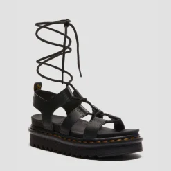 Dr. Martens Nartila Athena Leather Black Women's Sandal