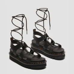 Dr. Martens Nartila Athena Leather Black Women's Sandal