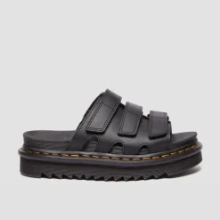 Dr. Martens Raine Slide Athena Leather Black Women's Sandal