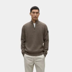 Ecoalf Drago Jersey Medium Brown Melange