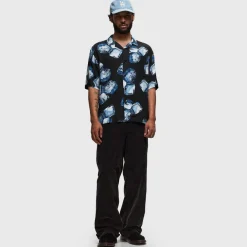 Edwin Ice Cub Shirt SS Blue Garment Washed