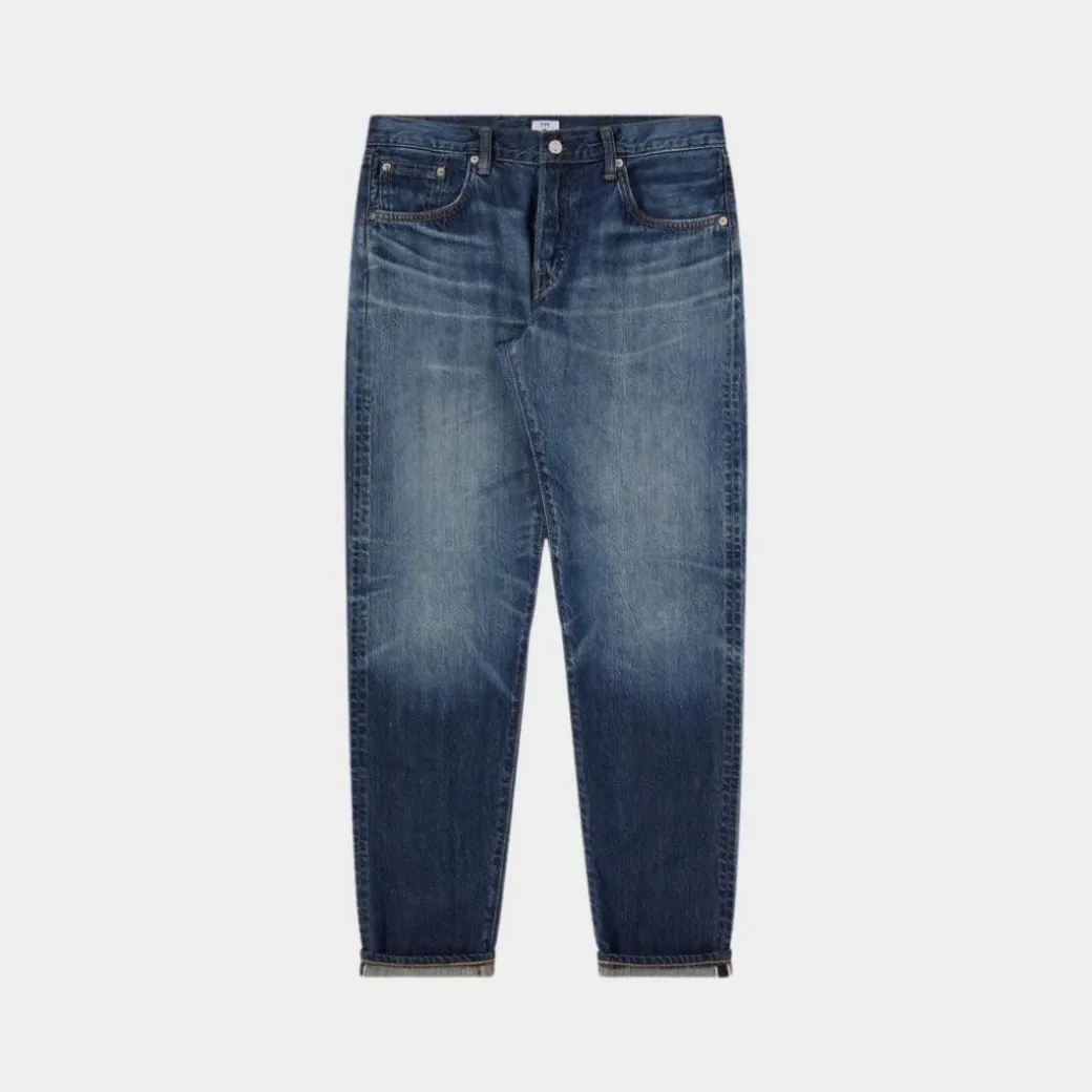 Edwin Regular Tapered Jeans Blue Dark Used