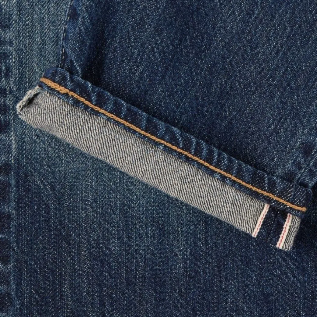 Edwin Regular Tapered Jeans Blue Dark Used