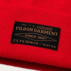 Filson Ballard Watch Cap Red