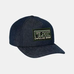 Filson Denim Harvester Cap Dark Indigo Shelto