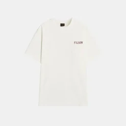 Filson Moose Graphic T-Shirt Snow White