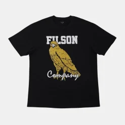 Filson S-S Pioneer Graphic T-Shirt Black Bird Of Prey