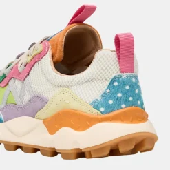 Flower Mountain Women's Lenzan Suede Pony Hair Green & Violet