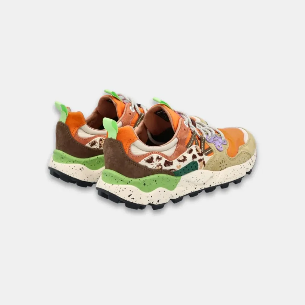 Flower Mountain Women's Yamano 3 Pony Hair Cream Orange