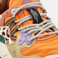 Flower Mountain Women's Yamano 3 Pony Hair Cream Orange