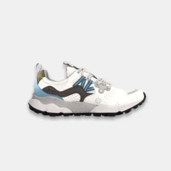 Flower Mountain Women's Yamano 3 Kaiso Eco Suede White & Grey