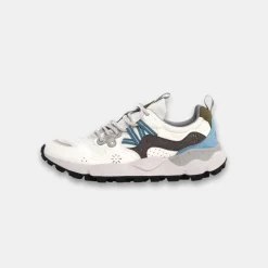 Flower Mountain Women's Yamano 3 Kaiso Eco Suede White & Grey