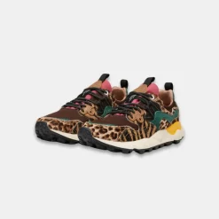 Flower Mountain Women's Yamano 3 Brown Aqua Green