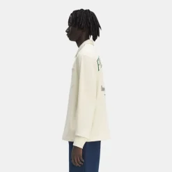 Fred Perry Collared Sweatshirt Ecru
