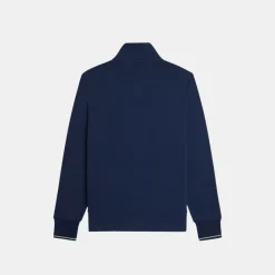 Fred Perry Half Zip Sweatshirt Tennis Blue