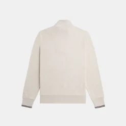Fred Perry Half Zip Sweatshirt Porridge Marl