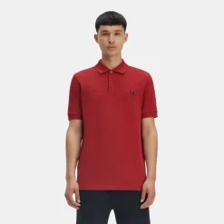 Fred Perry M6000 Burnt Red & Navy