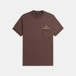 Fred Perry Pocket T-Shirt Carrington Brick