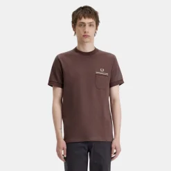 Fred Perry Pocket T-Shirt Carrington Brick