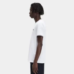 Fred Perry T-Shirt Twin Tipped White