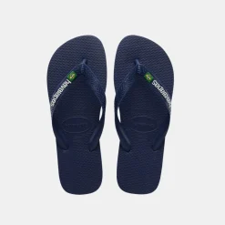 Havaianas Brasil Logo Men's Navy Blue
