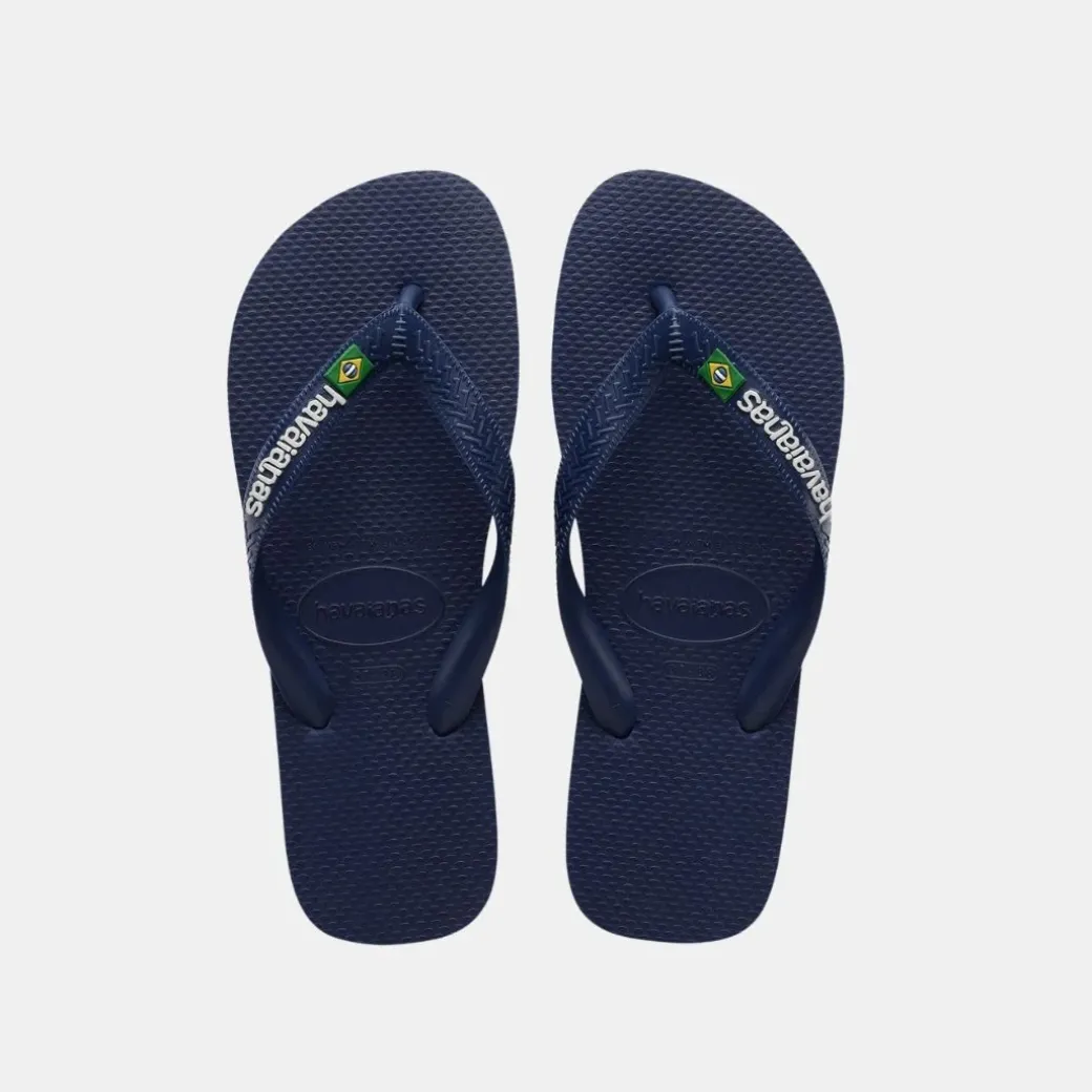 Havaianas Brasil Logo Men's Navy Blue
