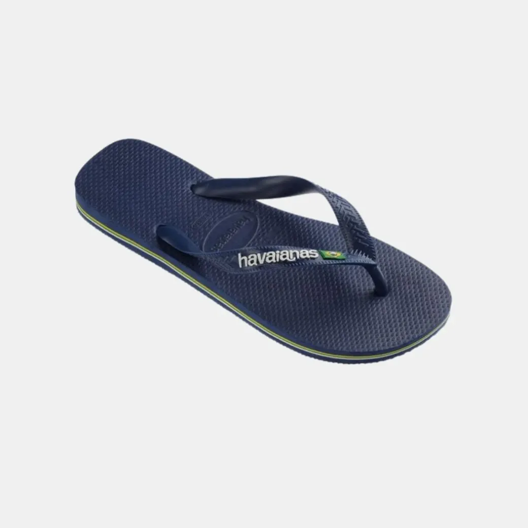 Havaianas Brasil Logo Men's Navy Blue