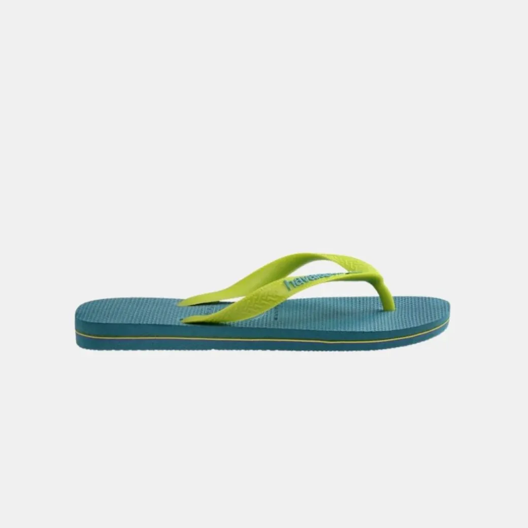 Havaianas Brasil Logo Men's Amazonite Blue