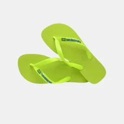 Havaianas Brasil Logo Neon Men's Lemon Green
