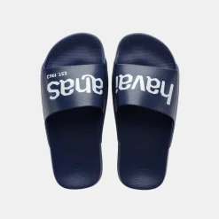 Havaianas Slide Classic Logomania Men's Navy