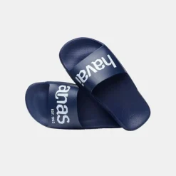 Havaianas Slide Classic Logomania Men's Navy