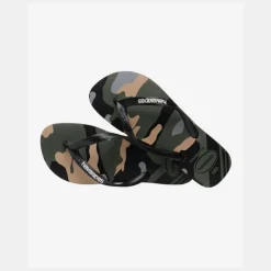 Havaianas Top Camu Men's Green Olive Black