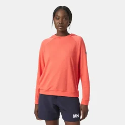 Helly Hansen W Inshore Hoodie Hot Coral