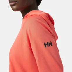Helly Hansen W Inshore Hoodie Hot Coral