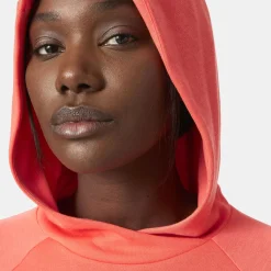 Helly Hansen W Inshore Hoodie Hot Coral