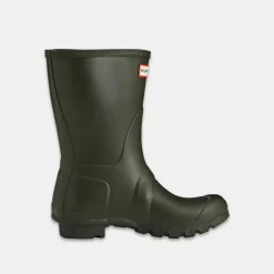 Hunter Original Wellington Short Boots Women's Dark Olive