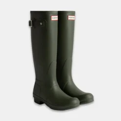 Hunter Original Wellington Tall Boots Women's Dark Olive